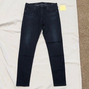 AG Adriano Goldschmied The Farrah Skinny Jeans—Dark Blue 31R